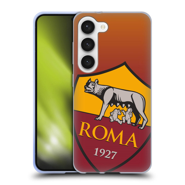 AS Roma Crest Graphics Gradient Soft Gel Case for Samsung Galaxy S23 5G