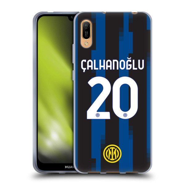 Fc Internazionale Milano 2023/24 Players Home Kit Hakan Çalhanoglu Soft Gel Case for Huawei Y6 Pro (2019)