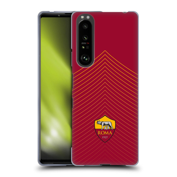 AS Roma Crest Graphics Arrow Soft Gel Case for Sony Xperia 1 III