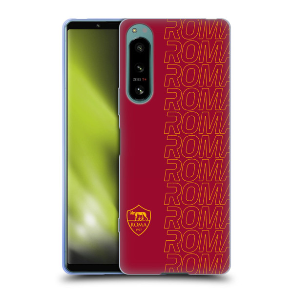 AS Roma Crest Graphics Echo Soft Gel Case for Sony Xperia 5 IV
