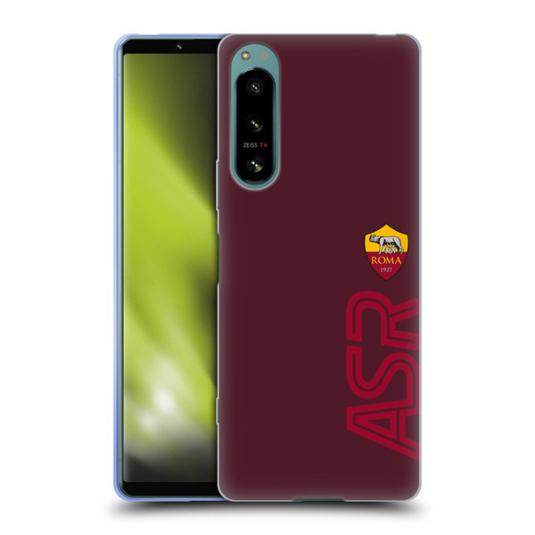 AS Roma Crest Graphics Oversized Soft Gel Case for Sony Xperia 5 IV