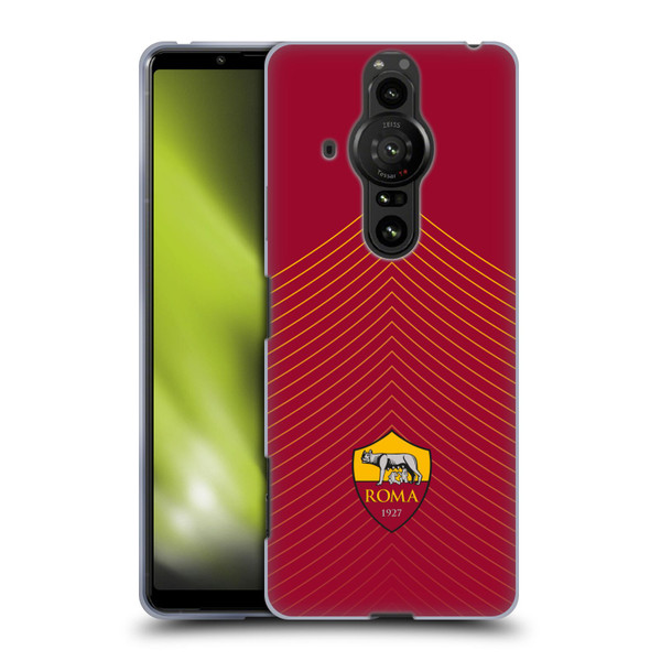 AS Roma Crest Graphics Arrow Soft Gel Case for Sony Xperia Pro-I