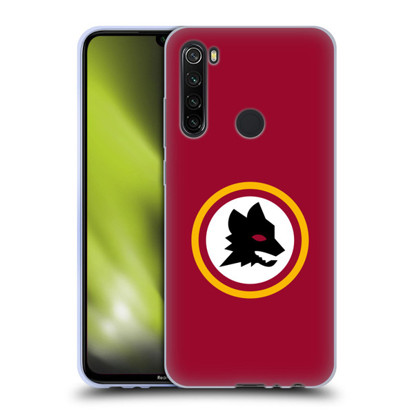 AS Roma Crest Graphics Wolf Circle Soft Gel Case for Xiaomi Redmi Note 8T
