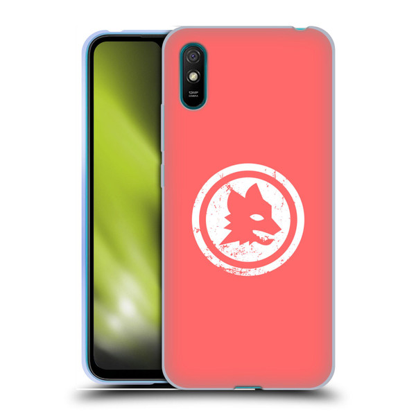 AS Roma Crest Graphics Pink Distressed Soft Gel Case for Xiaomi Redmi 9A / Redmi 9AT