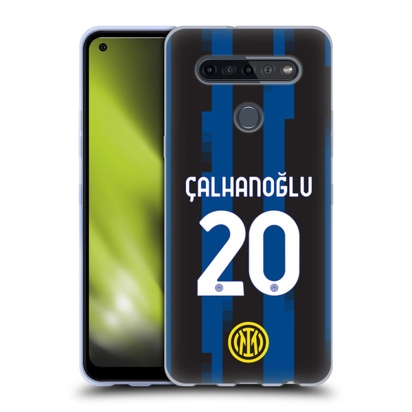 Fc Internazionale Milano 2023/24 Players Home Kit Hakan Çalhanoglu Soft Gel Case for LG K51S