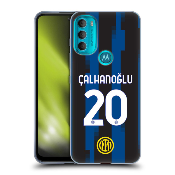 Fc Internazionale Milano 2023/24 Players Home Kit Hakan Çalhanoglu Soft Gel Case for Motorola Moto G71 5G