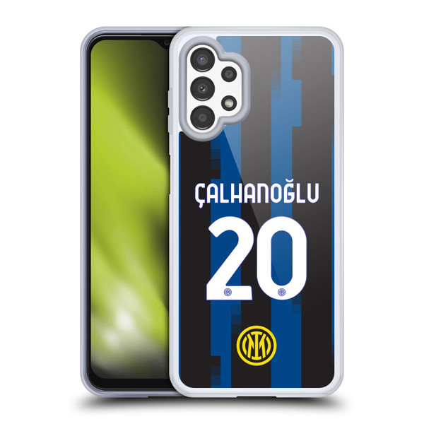 Fc Internazionale Milano 2023/24 Players Home Kit Hakan Çalhanoglu Soft Gel Case for Samsung Galaxy A13 (2022)