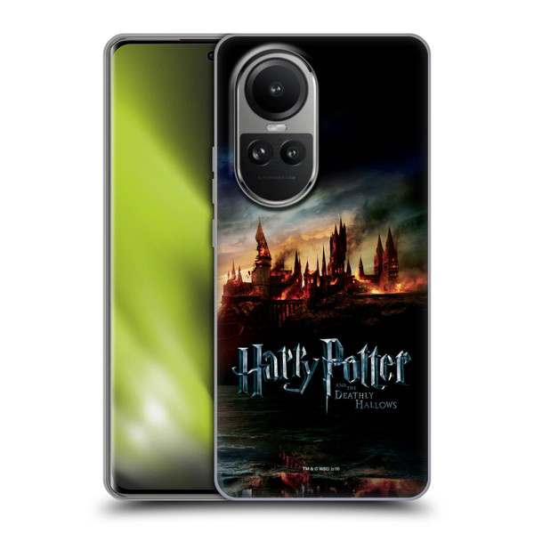 Harry Potter Deathly Hallows VIII Castle Soft Gel Case for OPPO Reno10 5G / Reno10 Pro 5G