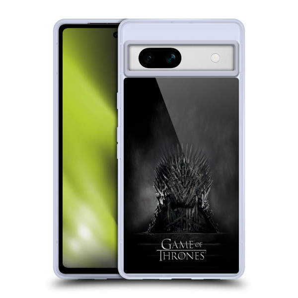 HBO Game of Thrones Key Art Iron Throne Soft Gel Case for Google Pixel 7a