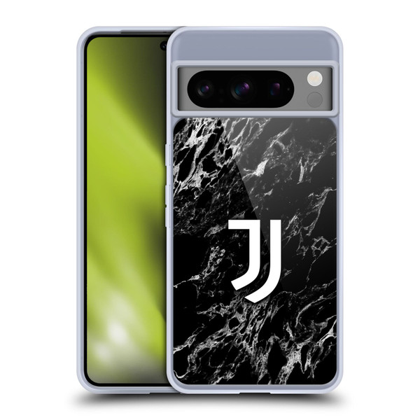 Juventus Football Club Marble Black Soft Gel Case for Google Pixel 8 Pro