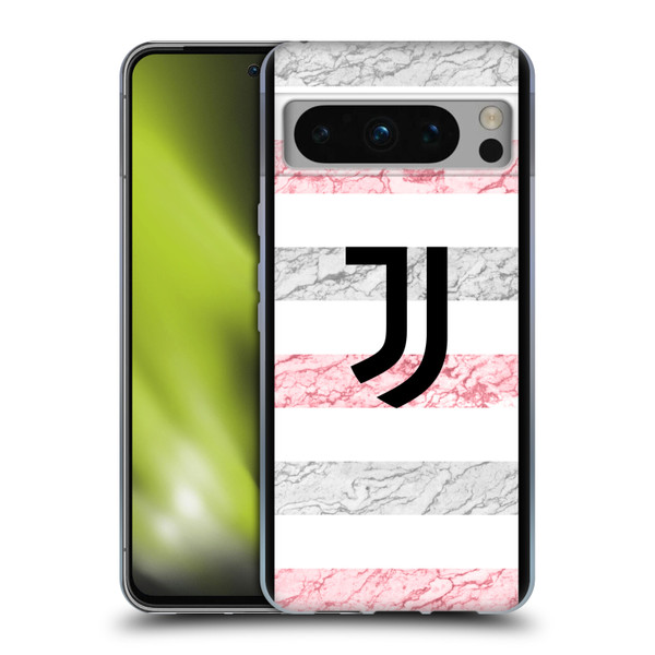 Juventus Football Club 2023/24 Match Kit Away Soft Gel Case for Google Pixel 8 Pro