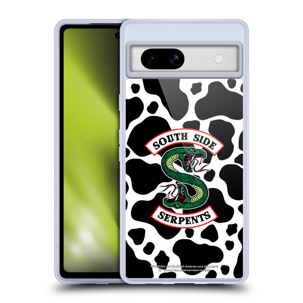 Riverdale South Side Serpents Cow Logo Soft Gel Case for Google Pixel 7a