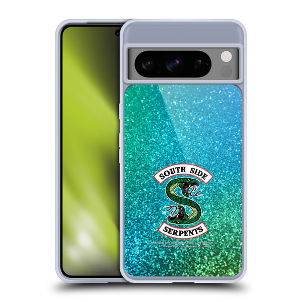 Riverdale South Side Serpents Glitter Print Logo Soft Gel Case for Google Pixel 8 Pro
