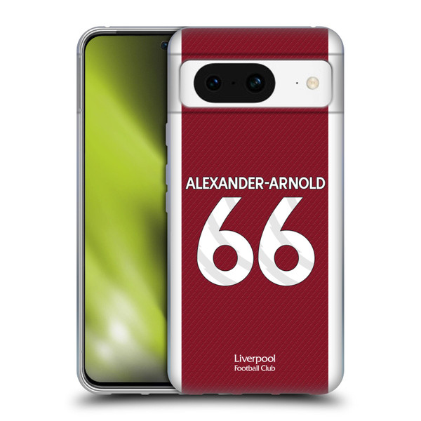 Liverpool Football Club 2023/24 Players Home Kit Trent Alexander-Arnold Soft Gel Case for Google Pixel 8