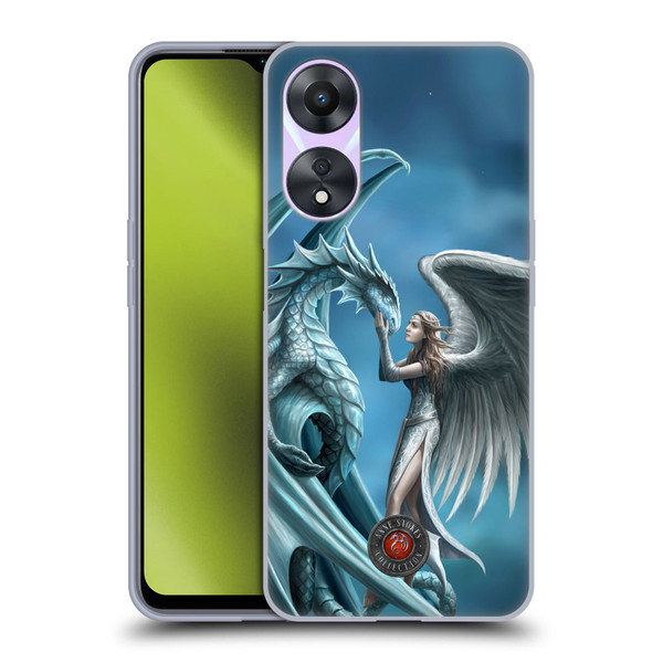 Anne Stokes Dragon Friendship Silverback Soft Gel Case for OPPO A78 5G