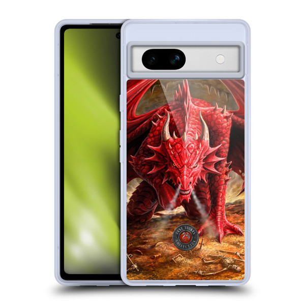 Anne Stokes Dragons Lair Soft Gel Case for Google Pixel 7a