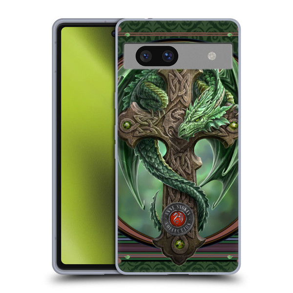 Anne Stokes Dragons Woodland Guardian Soft Gel Case for Google Pixel 7a