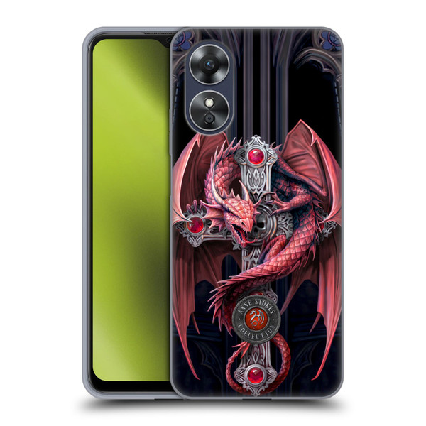 Anne Stokes Dragons Gothic Guardians Soft Gel Case for OPPO A17