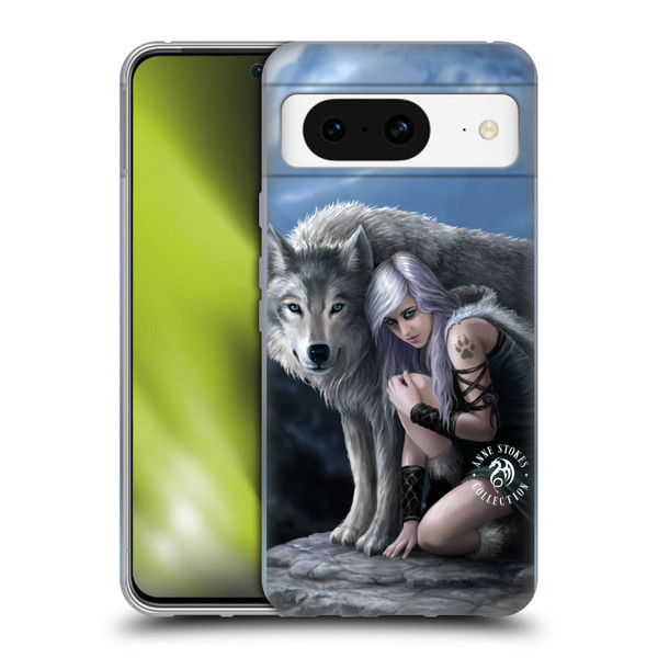 Anne Stokes Wolves Protector Soft Gel Case for Google Pixel 8