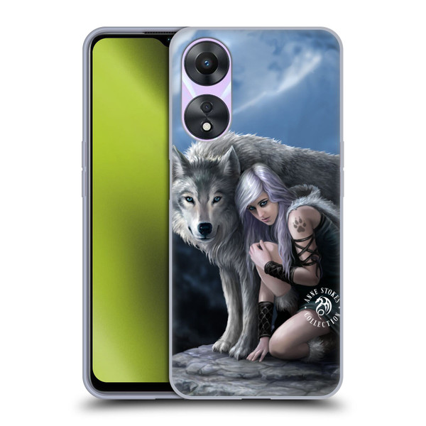 Anne Stokes Wolves Protector Soft Gel Case for OPPO A78 5G