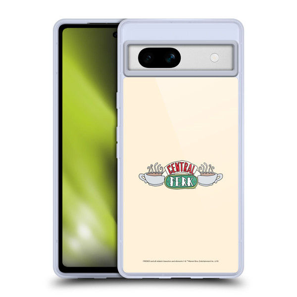 Friends TV Show Iconic Central Perk Soft Gel Case for Google Pixel 7a