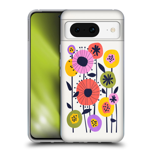 Ayeyokp Plants And Flowers Minimal Flower Market Soft Gel Case for Google Pixel 8
