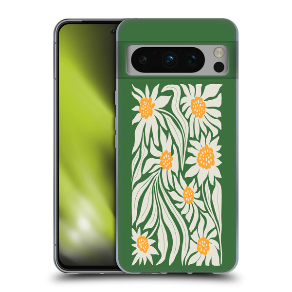 Ayeyokp Plants And Flowers Sunflowers Green Soft Gel Case for Google Pixel 8 Pro