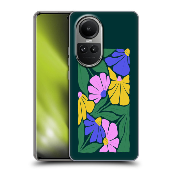 Ayeyokp Plants And Flowers Summer Foliage Flowers Matisse Soft Gel Case for OPPO Reno10 5G / Reno10 Pro 5G
