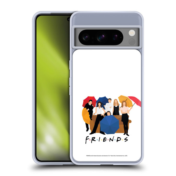Friends TV Show Key Art Logo Opening Sequence Soft Gel Case for Google Pixel 8 Pro