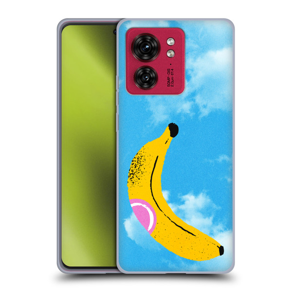 Ayeyokp Pop Banana Pop Art Sky Soft Gel Case for Motorola Moto Edge 40