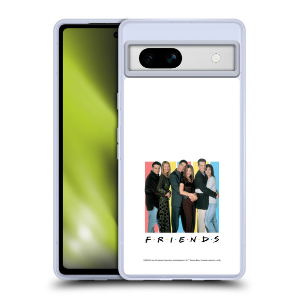 Friends TV Show Logos Cast Soft Gel Case for Google Pixel 7a