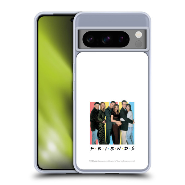 Friends TV Show Logos Cast Soft Gel Case for Google Pixel 8 Pro