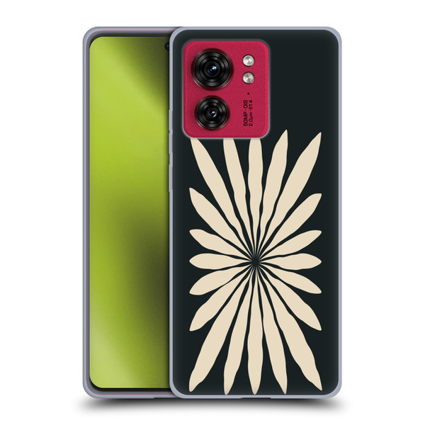 Ayeyokp Plant Pattern Star Leaf Soft Gel Case for Motorola Moto Edge 40