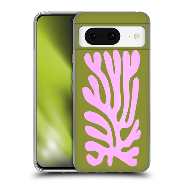 Ayeyokp Plant Pattern Abstract Soft Gel Case for Google Pixel 8
