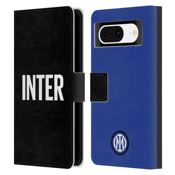 Fc Internazionale Milano Badge Inter Milano Logo Leather Book Wallet Case Cover For Google Pixel 8