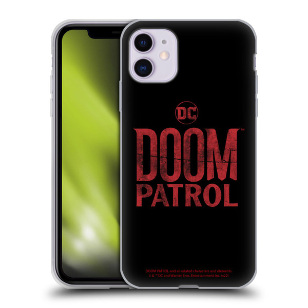 Doom Patrol Graphics Logo Soft Gel Case for Apple iPhone 11