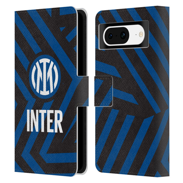 Fc Internazionale Milano Patterns Abstract 1 Leather Book Wallet Case Cover For Google Pixel 8