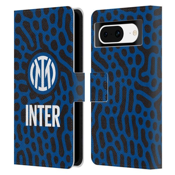 Fc Internazionale Milano Patterns Abstract 2 Leather Book Wallet Case Cover For Google Pixel 8