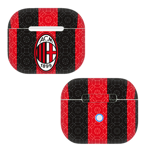 AC Milan 2020/21 Crest Kit Home Vinyl Sticker Skin Decal Cover for Apple AirPods 3 3rd Gen Charging Case