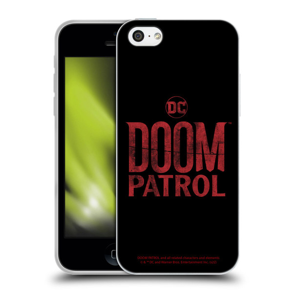 Doom Patrol Graphics Logo Soft Gel Case for Apple iPhone 5c