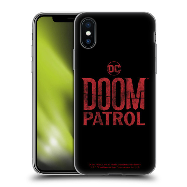 Doom Patrol Graphics Logo Soft Gel Case for Apple iPhone X / iPhone XS