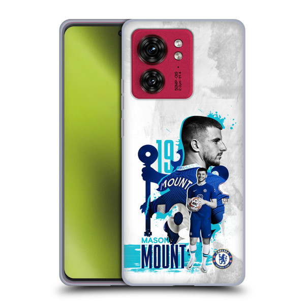 Chelsea Football Club 2022/23 First Team Mason Mount Soft Gel Case for Motorola Moto Edge 40