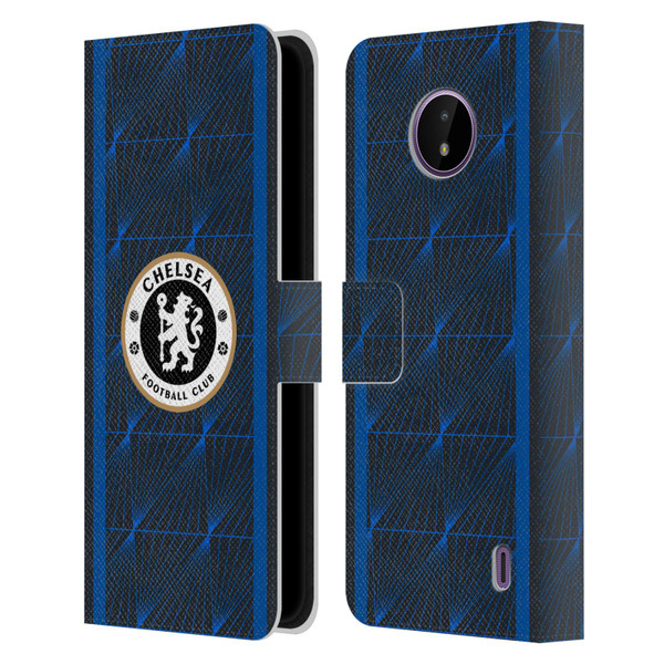 Chelsea Football Club 2023/24 Kit Away Leather Book Wallet Case Cover For Nokia C10 / C20