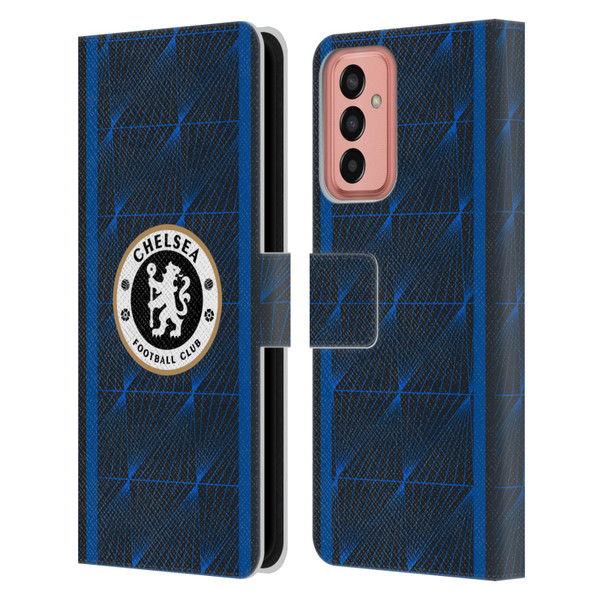 Chelsea Football Club 2023/24 Kit Away Leather Book Wallet Case Cover For Samsung Galaxy M13 (2022)