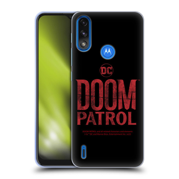 Doom Patrol Graphics Logo Soft Gel Case for Motorola Moto E7 Power / Moto E7i Power