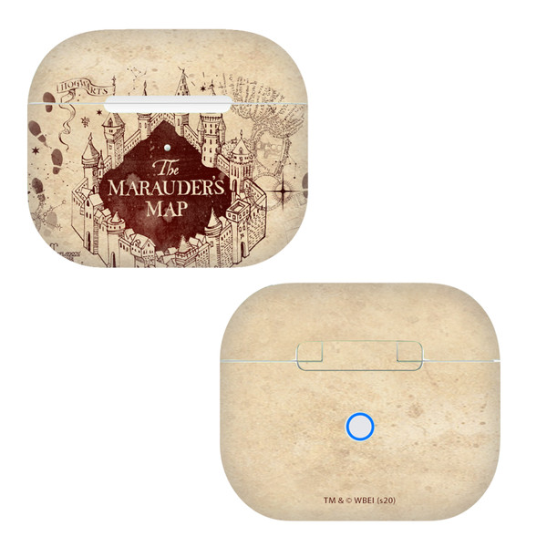 Harry Potter Prisoner Of Azkaban VII Marauder's Map Vinyl Sticker Skin Decal Cover for Apple AirPods 3 3rd Gen Charging Case
