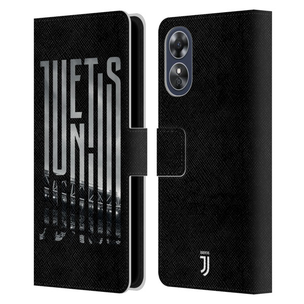 Juventus Football Club Graphic Logo  Stadium Leather Book Wallet Case Cover For OPPO A17