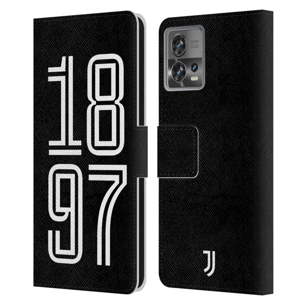 Juventus Football Club History 1897 Portrait Leather Book Wallet Case Cover For Motorola Moto Edge 30 Fusion
