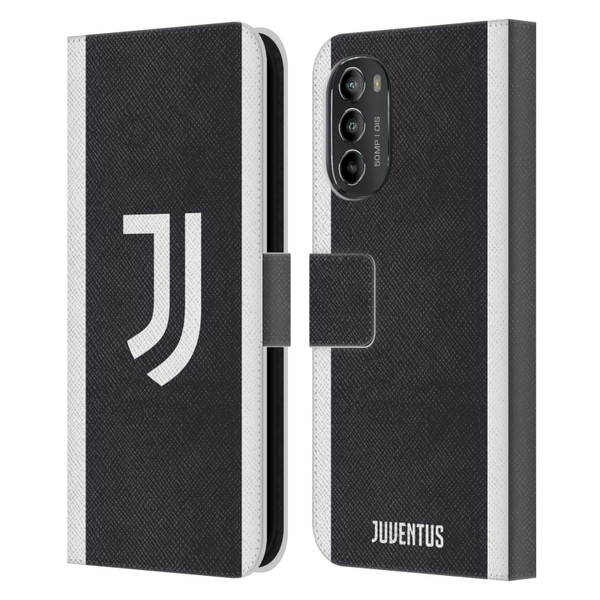 Juventus Football Club 2023/24 Match Kit Third Leather Book Wallet Case Cover For Motorola Moto G82 5G