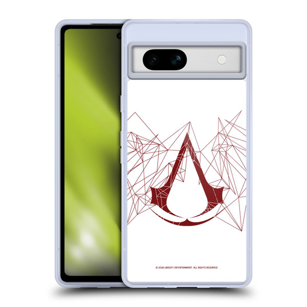 Assassin's Creed Logo Geometric Soft Gel Case for Google Pixel 7a